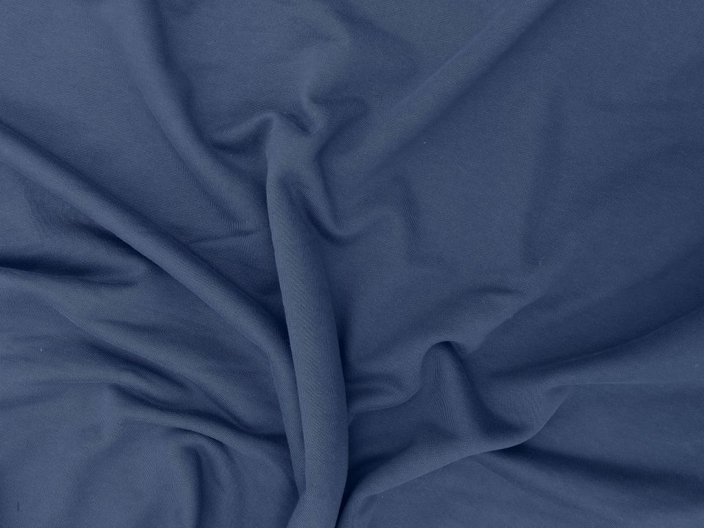 Ύφασμα Φούτερ | Μπλε σκούρο | με Χνούδι τύπου Φλίς - AIKA