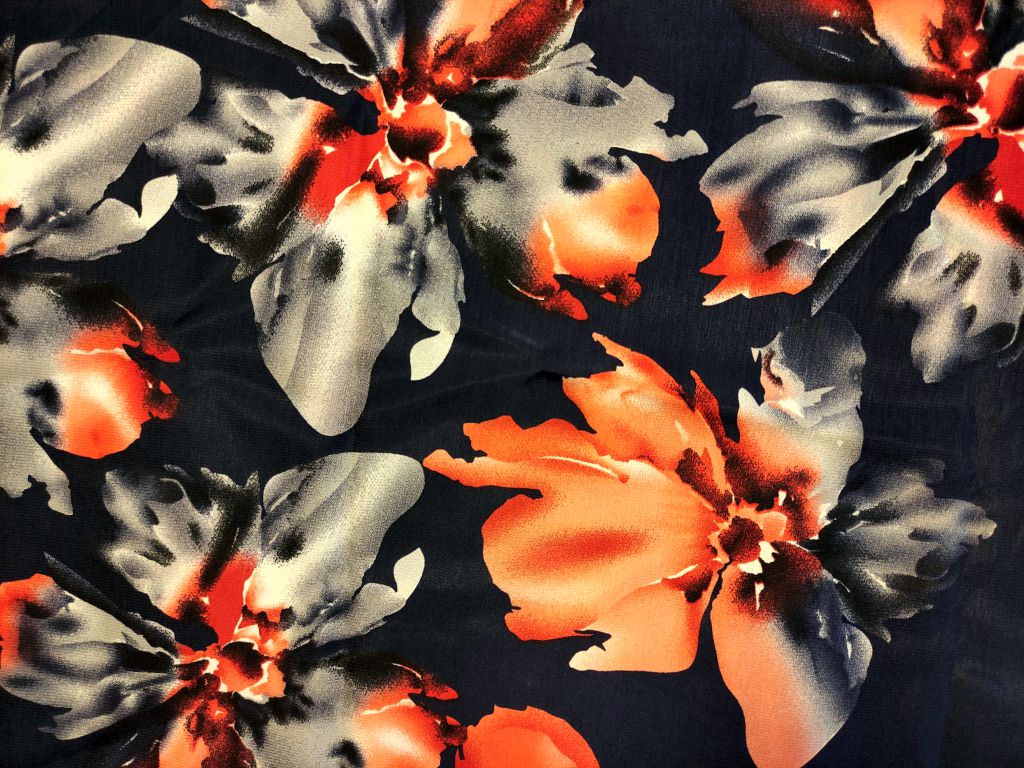 Rayon Floral | Ύφασμα Ρετάλι 1,3μ. Χ 1,5μ. - AIKA